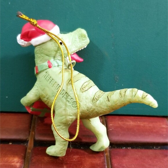 Tree Buddees Xmas Rex Christmas T-Rex Dinosaur Ornament 3.25"x3"x1.5" - Picture 2 of 3